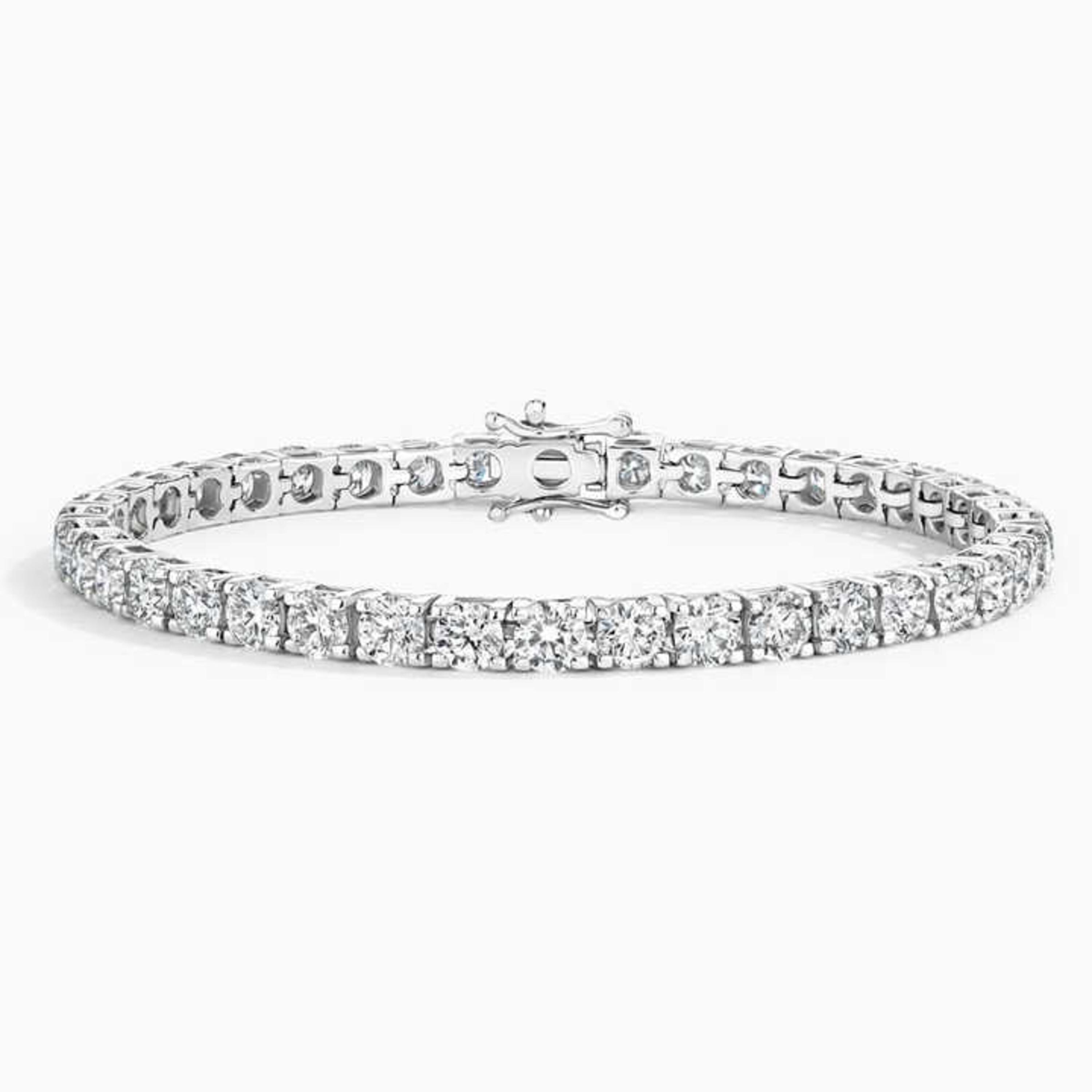 4.00Ct Round Cut Lab Grown Diamond Bracelet,Diamond Tennis Bracelet For Women,Lab Made Diamond Bracelet,Gift for Mother/Wife,Birthday Gifts