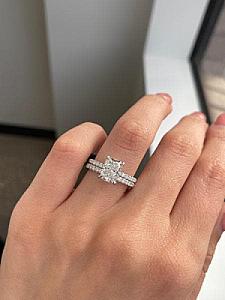 Lab Grown Diamond Eternity Band: 14k Gold Stackable Anniversary Ring - Image 6