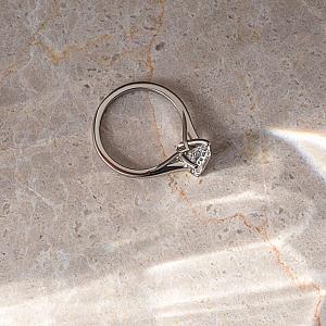 Radiant Cut Lab Grown Diamond Engagement Ring: 14k Gold Solitaire, IGI Certified - Image 3