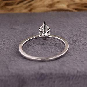 Pear Lab Grown Diamond Engagement Ring: Solitaire Proposal - Image 4