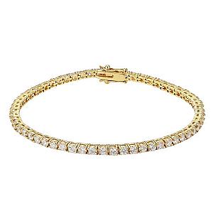 4.00Ct Round Cut Lab Grown Diamond Bracelet,Diamond Tennis Bracelet For Women,Lab Made Diamond Bracelet,Gift for Mother/Wife,Birthday Gifts