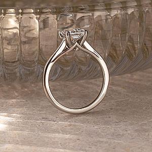 Radiant Cut Lab Grown Diamond Engagement Ring: 14k Gold Solitaire, IGI Certified - Image 4