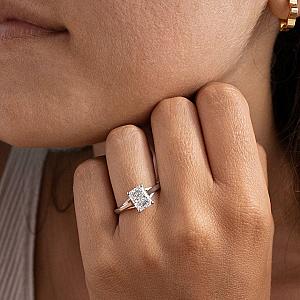 Radiant Cut Lab Grown Diamond Engagement Ring: 14k Gold Solitaire, IGI Certified - Image 6