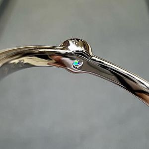Lab Grown Diamond Solitaire Engagement Ring: 14K Gold Bezel Set - Image 7