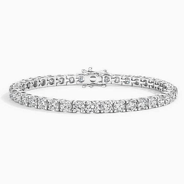 4.00Ct Round Cut Lab Grown Diamond Bracelet,Diamond Tennis Bracelet For Women,Lab Made Diamond Bracelet,Gift for Mother/Wife,Birthday Gifts