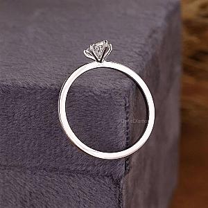 Pear Lab Grown Diamond Engagement Ring: Solitaire Proposal - Image 3
