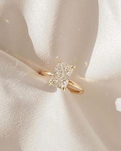 Radiant Cut Lab Grown Diamond Engagement Ring: Solitaire Wedding Band, IGI Certified - Image 9