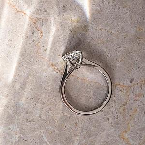 Radiant Cut Lab Grown Diamond Engagement Ring: 14k Gold Solitaire, IGI Certified - Image 5