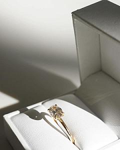 2.50 Carat Oval Lab Grown Diamond Solitaire Engagement Ring, 14k Gold - Image 5