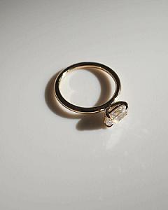 2.50 Carat Oval Lab Grown Diamond Solitaire Engagement Ring, 14k Gold - Image 3