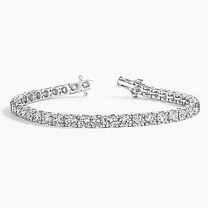 4.00Ct Round Cut Lab Grown Diamond Bracelet,Diamond Tennis Bracelet For Women,Lab Made Diamond Bracelet,Gift for Mother/Wife,Birthday Gifts - Image 3