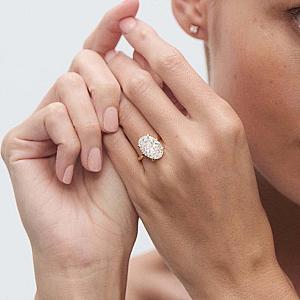 Oval Lab Grown Diamond Solitaire Ring: 14K Gold Wedding Engagement - Image 6