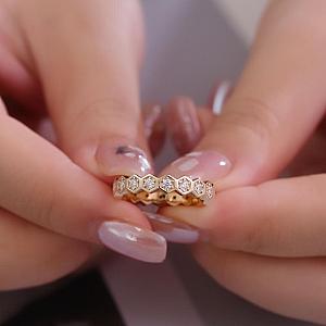 Lab Grown Diamond Eternity Band: 14k Gold Channel Set Ring - Image 4