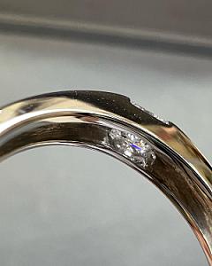 Princess Cut Lab Grown Diamond Men's Ring: Bezel Set Engagement, Solid Gold - Image 6