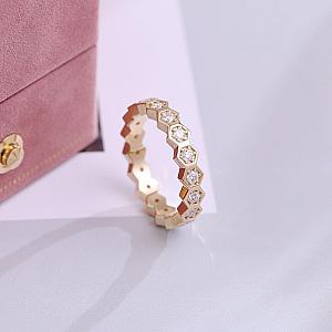 Lab Grown Diamond Eternity Band: 14k Gold Channel Set Ring - Image 1