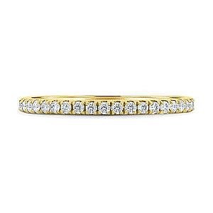 Lab Grown Diamond Eternity Band: 14k Gold Stackable Anniversary Ring - Image 7