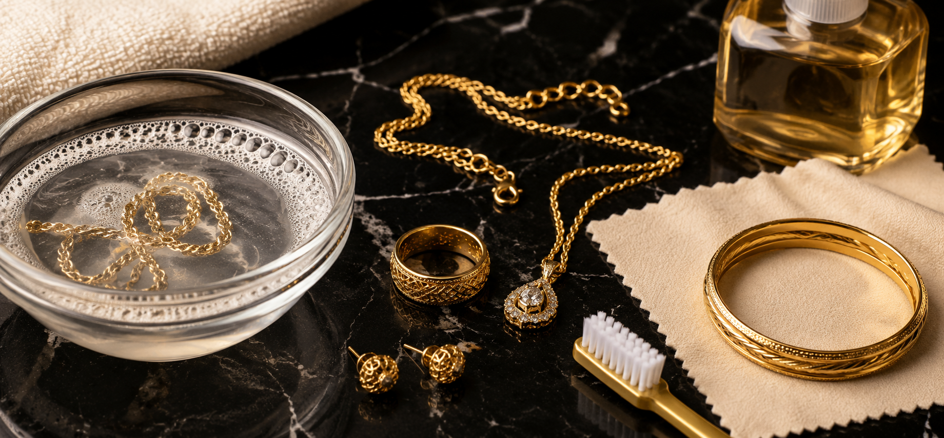How to Clean and Maintain Your Gold Jewelry: The Complete Care Guide